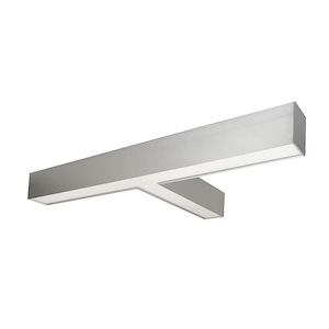L-Line Series - 40W LED T Shaped Indirect/Direct Linear Undercabinet-3.13 Inches Tall and 30.5 Inches Length