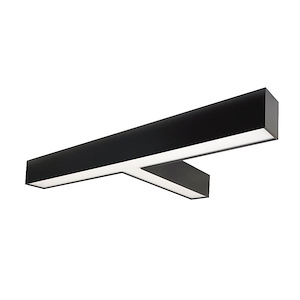 L-Line Series - 40W LED T Shaped Indirect/Direct Linear Undercabinet-3.13 Inches Tall and 30.5 Inches Length - 1312146