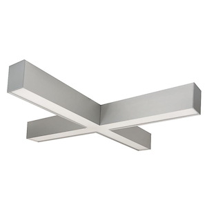 L-Line Series - 50W LED X Shaped Indirect/Direct Linear Undercabinet-3.13 Inches Tall and 30.63 Inches Length - 1312264