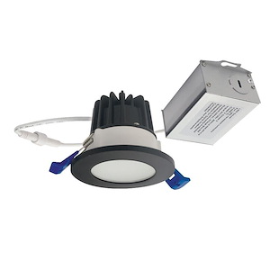 M2 Series - 6W LED Round Lensed Downlight-3 Inches Tall and 3.25 Inches Wide