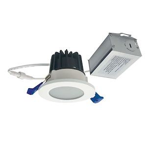 M2 Series - 8W LED Round Lensed Downlight-3 Inches Tall and 3.25 Inches Wide