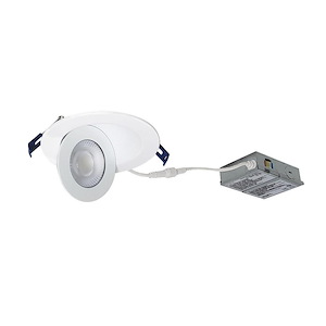 9W LED 4 Inches M-Curve Can-less Adjustable Downlight-1 Inches Tall and 4.75 Inches Wide