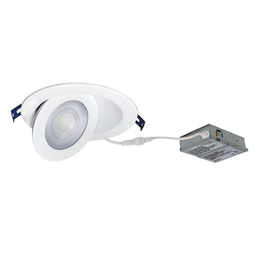 13W LED 6 Inches M-Curve Can-less Adjustable Downlight-1.5 Inches Tall and 6.13 Inches Wide