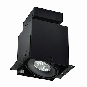 NMRTLG Series - 30W 1 LED 1-Head Narrow Flood Trimless MLS Housing with 0-10V Dimming-9.75 Inches Tall and 9.75 Inches Wide