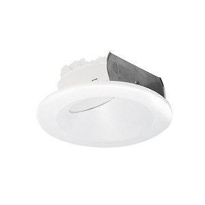NOXAC Series - 11W LED 4 Inches AC Onyx Round Wall Wash Retrofit-2.37 Inches Tall and 4.93 Inches Wide