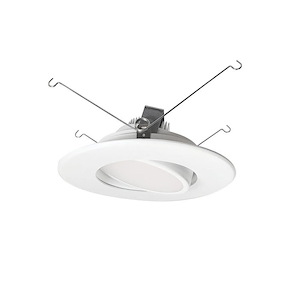 NOXAC Series - 14.5W LED 5 Inches/6 Inches AC Onyx Round Adjustable LED Retrofit Kit-8.5 Inches Wide