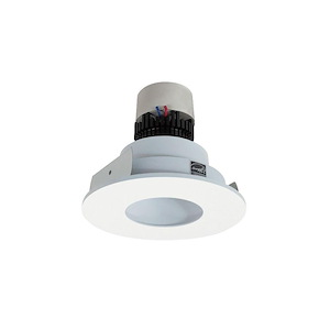 Pearl - 12W LED 4 Inches Round Fixed Pinhole Retrofit-4.38 Inches Tall and 5 Inches Wide