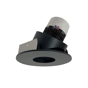 Pearl - 12W LED 4 Inches Round Adjustable Pinhole Retrofit-4.5 Inches Tall and 5 Inches Wide