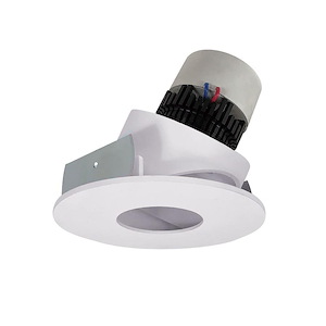 Pearl - 12W Comfort Dim LED 4 Inches Round Adjustable Pinhole Retrofit-4.5 Inches Tall and 5 Inches Wide - 1331376