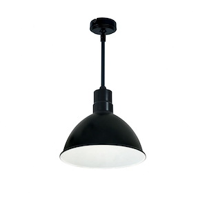 NRLM Series - 23W LED RLM Shade 36 Inches Stem Mount with Triac/ELV/0-10V Dimming-9.25 Inches Tall and 10.13 Inches Wide