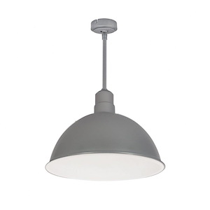 NRLM Series - 27W LED RLM Shade 36 Inches Stem Mount with Triac/ELV/0-10V Dimming-13.13 Inches Tall and 16 Inches Wide