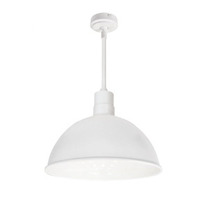 NRLM Series - 27W LED RLM Shade 36 Inches Stem Mount with Triac/ELV/0-10V Dimming-13.13 Inches Tall and 16 Inches Wide