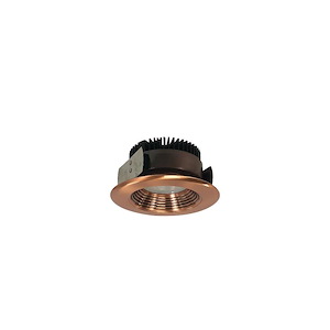 Marquise II - 15W LED 4 Inches Narrow Flood Round Baffle-2.5 Inches Tall and 5.13 Inches Wide