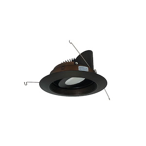 Marquise II - 15W LED 5 Inches Flood Round Regressed Adjustable Baffle Reflector-3.63 Inches Tall and 6.5 Inches Wide