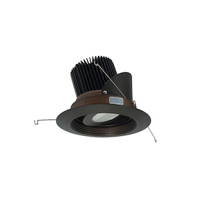 Marquise II - 30W LED 5 Inches Flood Round Regressed Adjustable Baffle Reflector-6 Inches Tall and 6.5 Inches Wide
