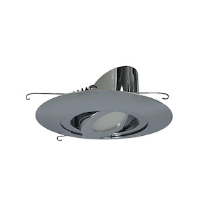 Marquise II - 15W LED 6 Inches Flood Round Surface Adjustable Trim-4.13 Inches Tall and 7.5 Inches Wide