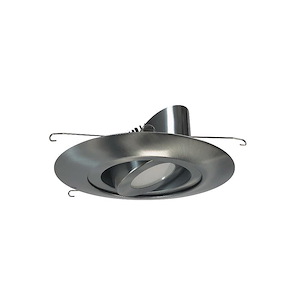 Marquise II - 15W LED 6 Inches Flood Round Surface Adjustable Trim-4.13 Inches Tall and 7.5 Inches Wide