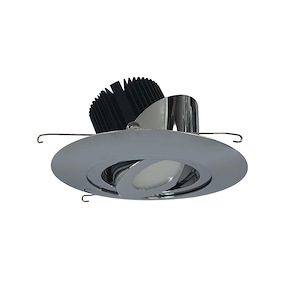 Marquise II - 18W LED 6 Inches Narrow Flood Round Surface Adjustable Trim-6.5 Inches Tall and 7.5 Inches Wide