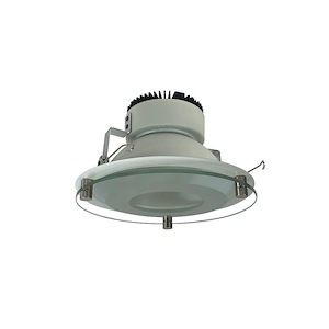 Marquise II - 15W LED 6 Inches Flood Round Deco Glass Reflector-4.13 Inches Tall and 7.5 Inches Wide