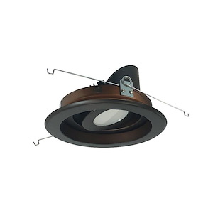 Marquise II - 15W LED 6 Inches Flood Round Regressed Adjustable Reflector-4.13 Inches Tall and 7.5 Inches Wide