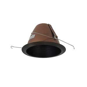 5 Inches Air Tight Shallow Cone Reflector with Flange-4.38 Inches Tall and 6.5 Inches Wide