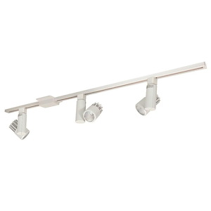 45W 3 LED 4 Foot Track Pack with 3 Aiden Track Head-48 Inches Length