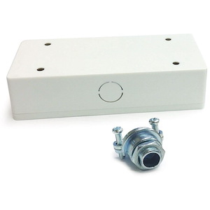 Ledur - Undercabinet J-Box with 2 Female Connector-1 Inches Tall and - 664387