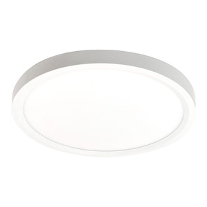 wELO - 15W LED Flush Mount-1 Inces Tall and 11.5 Inches Wide