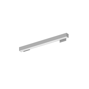 L-Line Series - 23W LED Linear Wall Mount with 2x4 Inches Left Plate and 4x4 Inches Right Plate-2.75 Inches Tall and 24.13 Inches Length