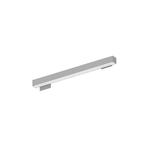 L-Line Series - 23W LED Linear Wall Mount with 4x4 Inches Left Plate and 2x4 Inches Right Plate-2.75 Inches Tall and 24.13 Inches Length - 1312168