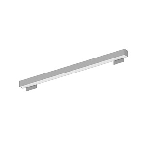 L-Line Series - 41W LED Linear Wall Mount with 4x4 Inches Left Plate &amp; 4x4 Inches Right Plate-2.75 Inches Tall and 48.13 Inches Length