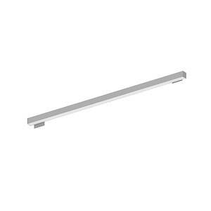 L-Line Series - 82W LED Linear Wall Mount with 4x4 Inches Left Plate and 2x4 Inches Right Plate-2.75 Inches Tall and 96.5 Inches Length - 1312066