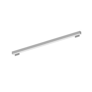 L-Line Series - 82W LED Linear Wall Mount with 4x4 Inches Left Plate & 4x4 Inches Right Plate-2.75 Inches Tall and 96.5 Inches Length - 1312067