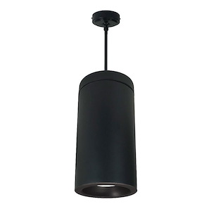 NYLD2-6 Series - 10W LED 6 Inches Cobalt Cylinder Reflector Pendant Mount with Triac/ELV/0-10V Dimming-14.5 Inches Tall and 7.63 Inches Wide
