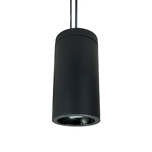 NYLD2-6 Series - 10W LED 6 Inches Cobalt Cylinder Reflector Pendant Mount with Triac/ELV Dimming-14.5 Inches Tall and 7.63 Inches Wide