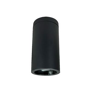 NYLD2-6 Series - 12W LED 6 Inches Cobalt Cylinder Baffle Flush Mount with Triac/ELV Dimming-14.5 Inches Tall and 7.63 Inches Wide - 1313863