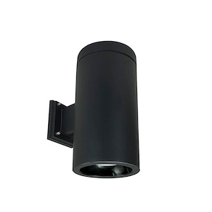 NYLD2-6 Series - 10W LED 6 Inches Cobalt Cylinder Baffle Wall Mount with Triac/ELV/0-10V Dimming-14.5 Inches Tall and 7.63 Inches Wide