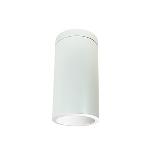 NYLI-6 Series - 1 Light 6 Inches Cylinder Reflector Flush Mount-14.5 Inches Tall and 7.63 Inches Wide