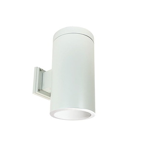 One Light Cylinder Wall Sconce with Reflector