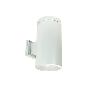 One Light Cylinder Wall Sconce with Baffle