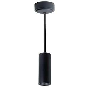 iLENE Series - 14W LED 2 Inches Mini Cylinder 24 Inches Stem Mount with Triac/ELV Dimming-6 Inches Tall and 4.38 Inches Wide