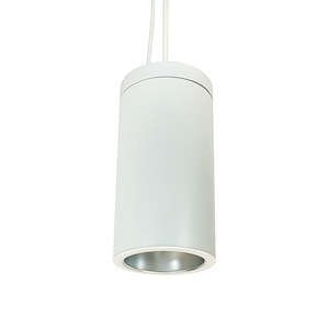 NYLS2-6 Series - 16W LED 6 Inches Cylinder Reflector Flood Pendant with Triac/ELV/0-10V Dimming-14.5 Inches Tall and 7.63 Inches Wide - 1313929