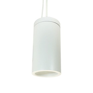 NYLS2-6 Series - 18W LED 6 Inches Cylinder Reflector Flood Pendant with 0-10V Dimming-14.5 Inches Tall and 7.63 Inches Wide