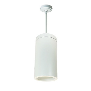 NYLS2-6 Series - 18W LED 6 Inches Cylinder Reflector Spot Pendant with 0-10V Dimming-14.5 Inches Tall and 7.63 Inches Wide