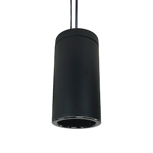 NYLS2-6 Series - 27W LED 6 Inches Cylinder Reflector Narrow Flood Pendant with 0-10V Dimming-14.5 Inches Tall and 7.63 Inches Wide