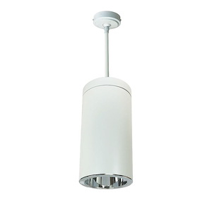 NYLS2-6 Series - 46W LED 6 Inches Cylinder Reflector Flood Pendant with 0-10V Dimming-14.5 Inches Tall and 7.63 Inches Wide