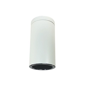 NYLS2-6 Series - 16W LED 6 Inches Cylinder Reflector Narrow Flood Flush Mount with 0-10V Dimming-14.5 Inches Tall and 7.63 Inches Wide