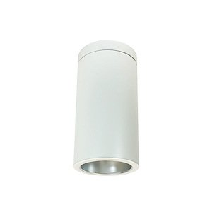 NYLS2-6 Series - 18W LED 6 Inches Cylinder Reflector Flood Flush Mount with 0-10V Dimming-14.5 Inches Tall and 7.63 Inches Wide - 1313937