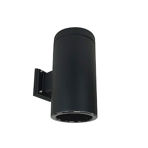 NYLS2-6 Series - 16W LED 6 Inches Cylinder Reflector Narrow Flood Wall Mount with 0-10V Dimming-14.5 Inches Tall and 7.63 Inches Wide - 1313904