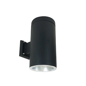 NYLS2-6 Series - 46W LED 6 Inches Cylinder Reflector Narrow Flood Wall Mount with 0-10V Dimming-14.5 Inches Tall and 7.63 Inches Wide - 1313905